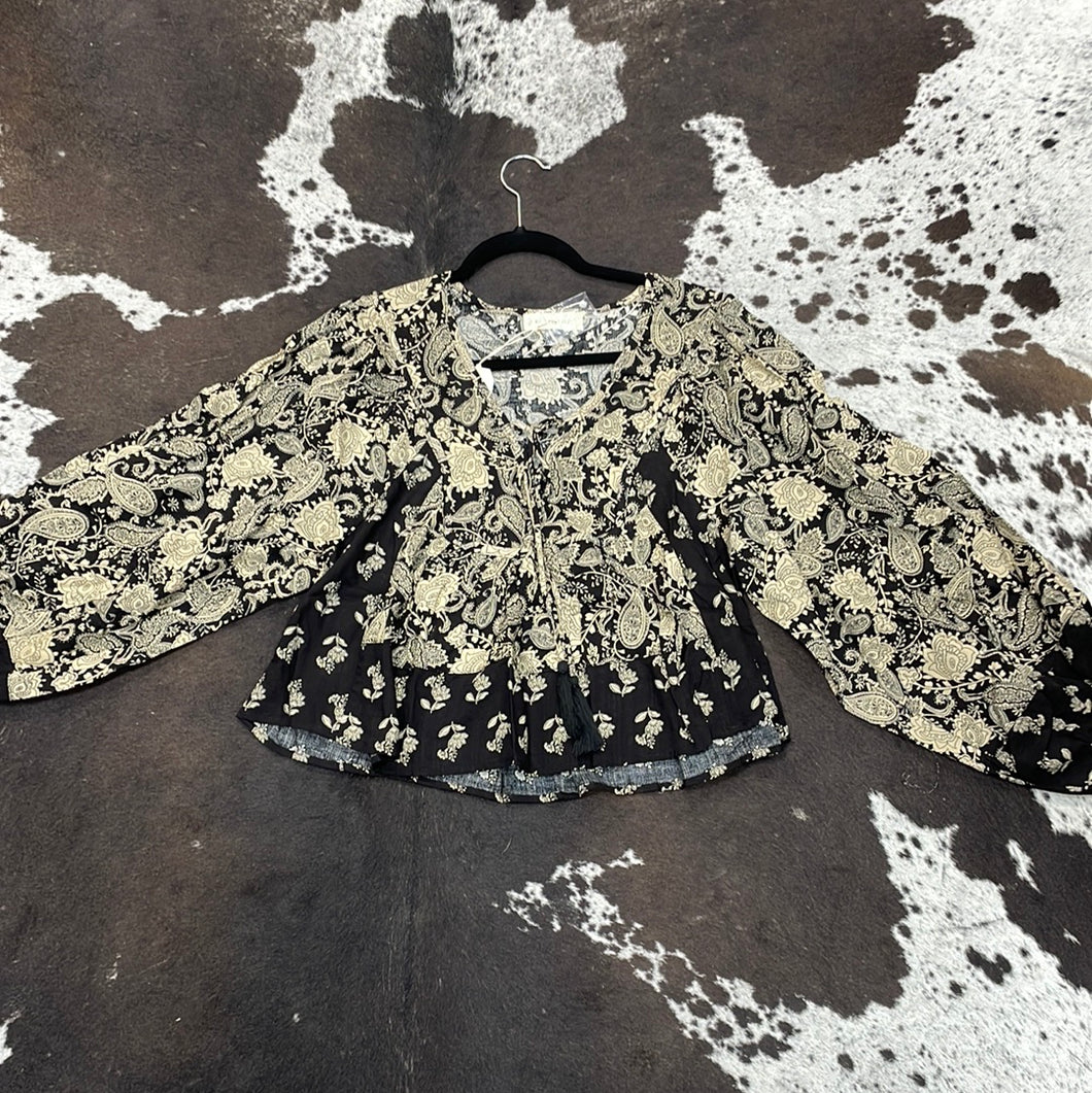 Women’s Black Taupe Shirt