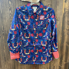 Load image into Gallery viewer, Women’s Button Up Ropey Rose Print