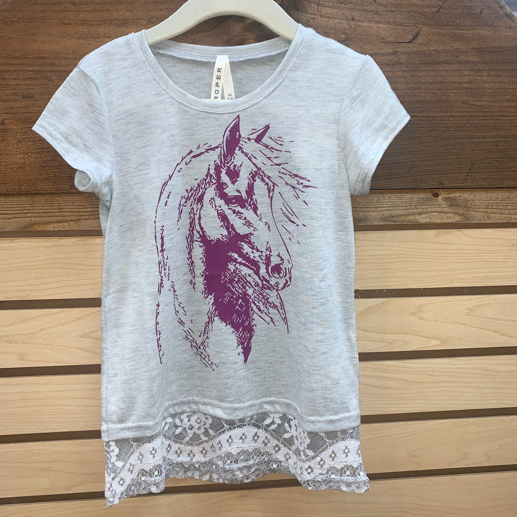 Horse Girl Lace Tee