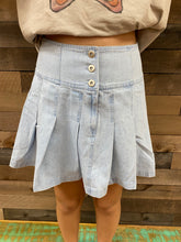 Load image into Gallery viewer, Ruffled Denim Skirt