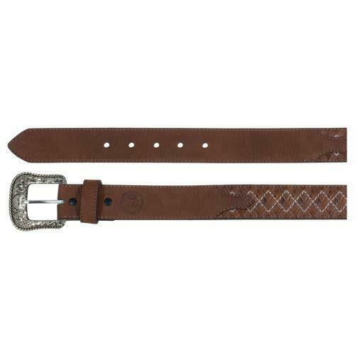 Hooey Roughy Leather Cognac Belt