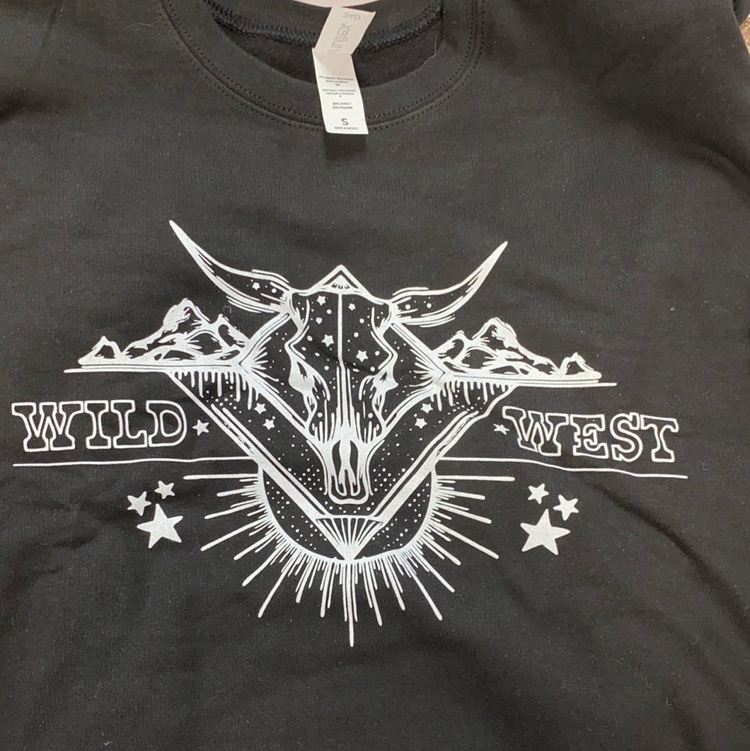 Wild West Black Sweatshirt