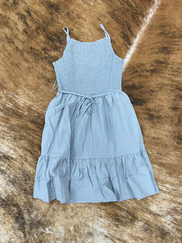 Sleeveless Smocked Dress