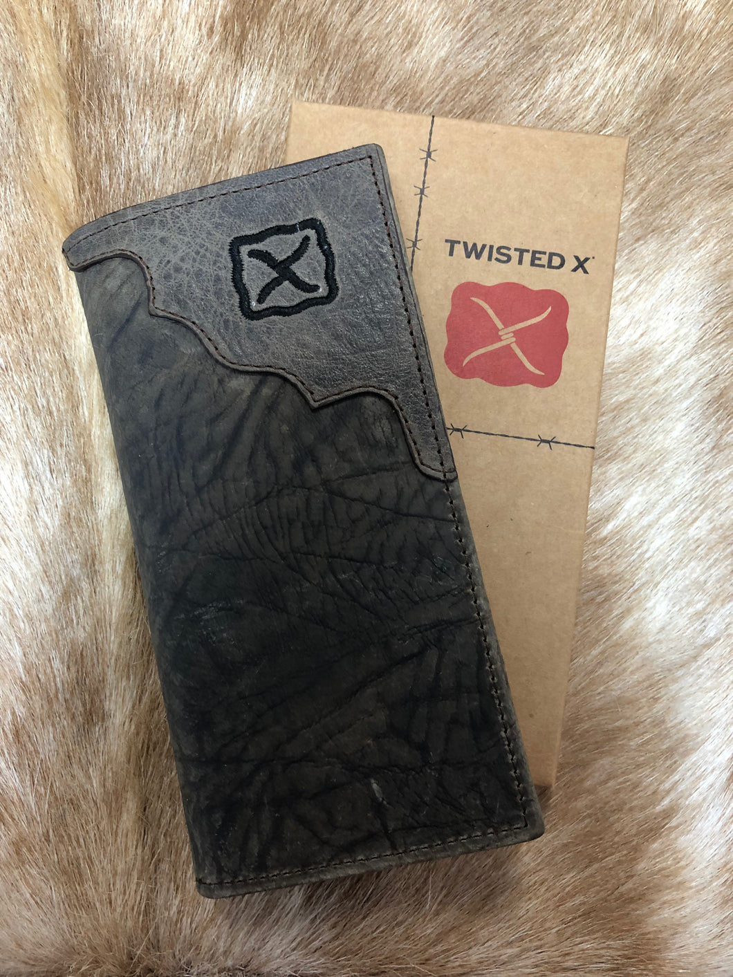 Twisted X Grey Elephant Rodeo Wallet