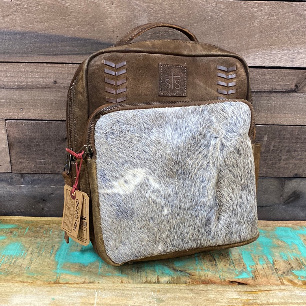 STS Cowhide Saddle Tramp Backpack