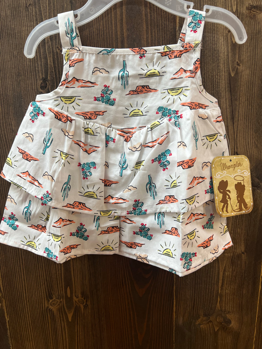 Infant Girls Wrangler Woven Tank