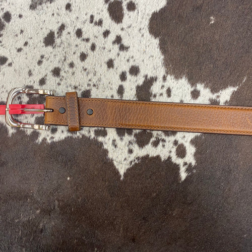 Ranger Brown Pebble Leather Belt