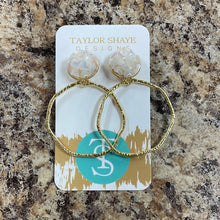 Load image into Gallery viewer, Taylor Shaye Glass Hoops