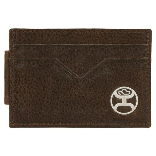 Hooey Chocolate and Stitching Card Wallet