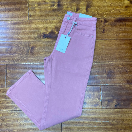 Kancan Ultra High Rise 90’s Coral Straight Jeans.