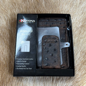 Ostrich Money Clip Wallet