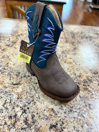Toddler Roper Clint Brown Boot