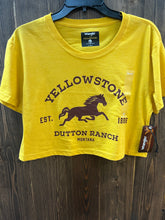 Load image into Gallery viewer, Women’s Cropped Yellowstone Tee