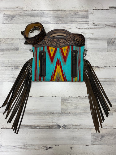 Turquoise Saddle Blanket AD Bag