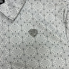 Load image into Gallery viewer, Men’s White Printed Polo