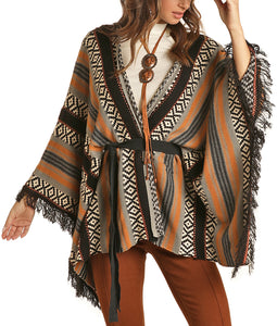 Rock and Roll Knitted Poncho