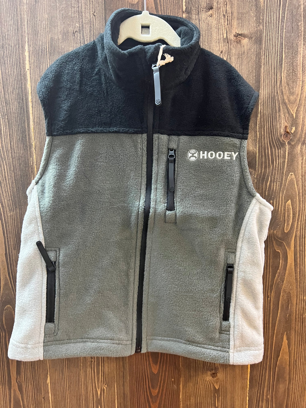 Boys Hooey Grey and Black Vest
