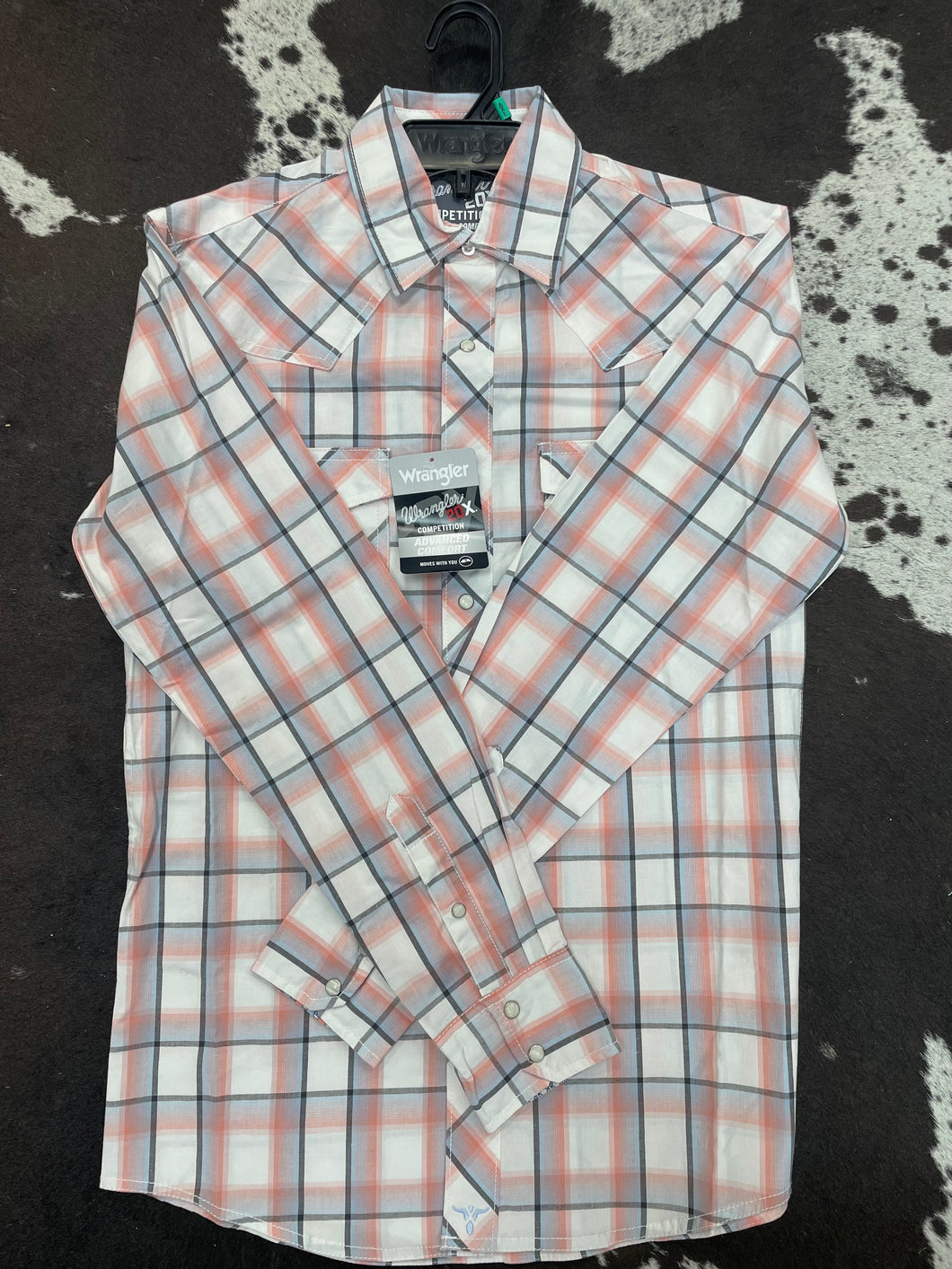 Plaid Wrangler 20x Pearl Snap