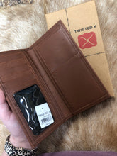 Load image into Gallery viewer, Twisted X Brick Wash Leather Rodeo Wallet