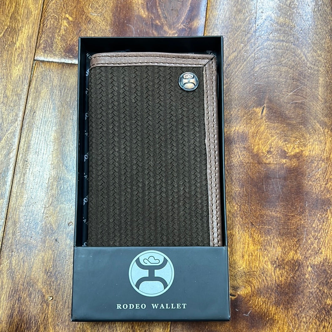 Hooey Classic Roughout Rodeo Wallet
