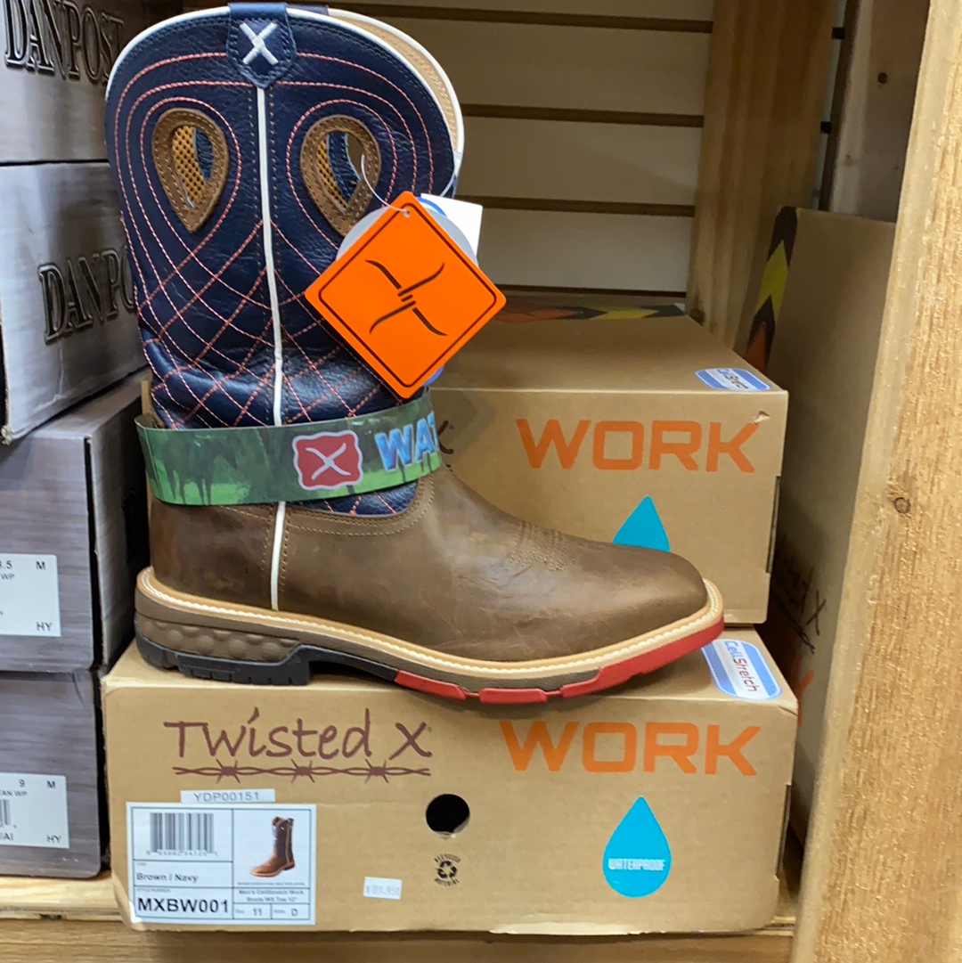 Twisted X Cellstretch Waterproof Work Boot Rustic Soul