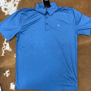 MENS CHARGER 2.0 BLUE POLO
