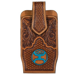 Hooey Tooled Turquoise Cell Phone Case