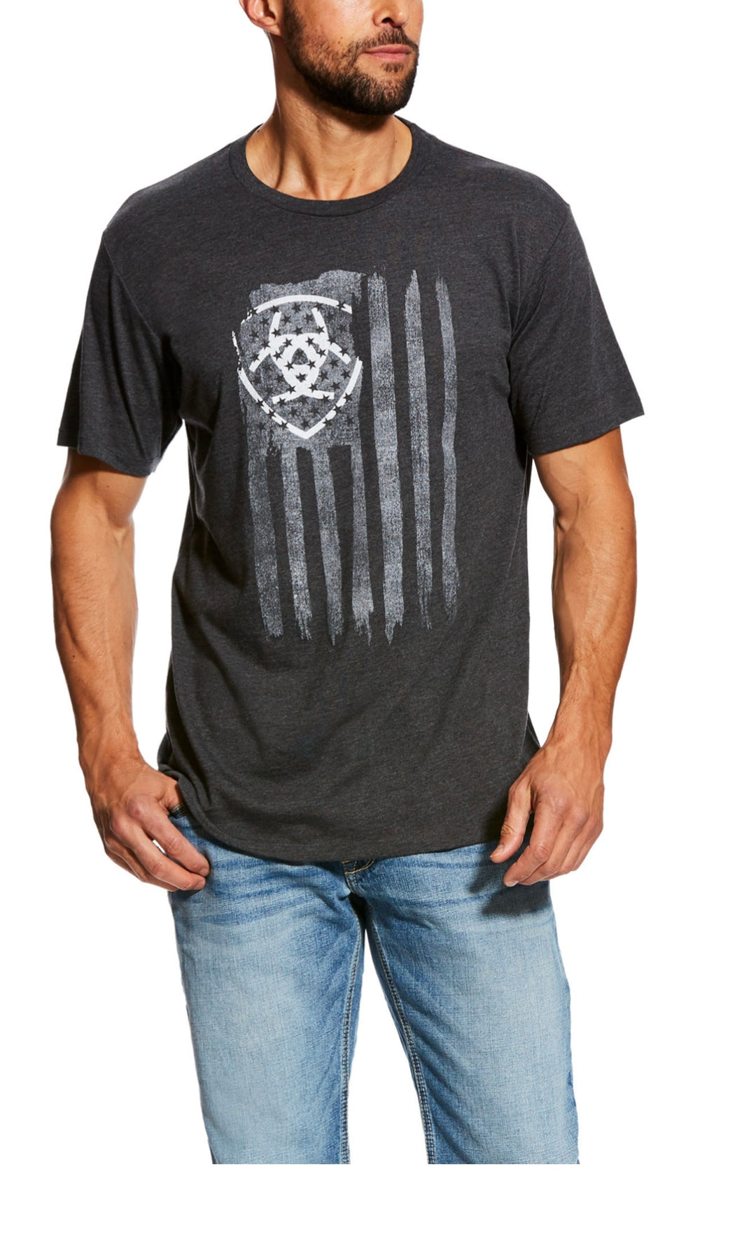 Mens Ariat Charcoal T-Shirt