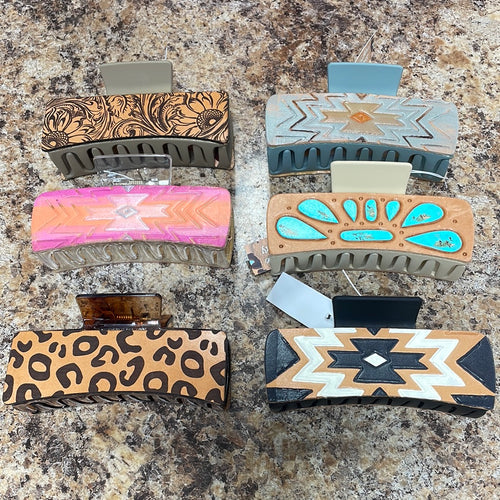 McIntire Saddlery Hair Clips