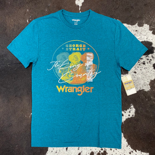 Wrangler Blue King George Strait Tee