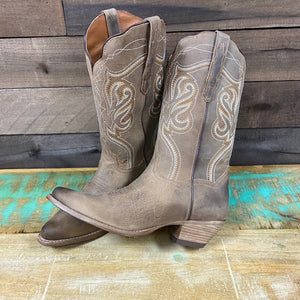 Dan Post All Over Karmel Pointed Toe Boot