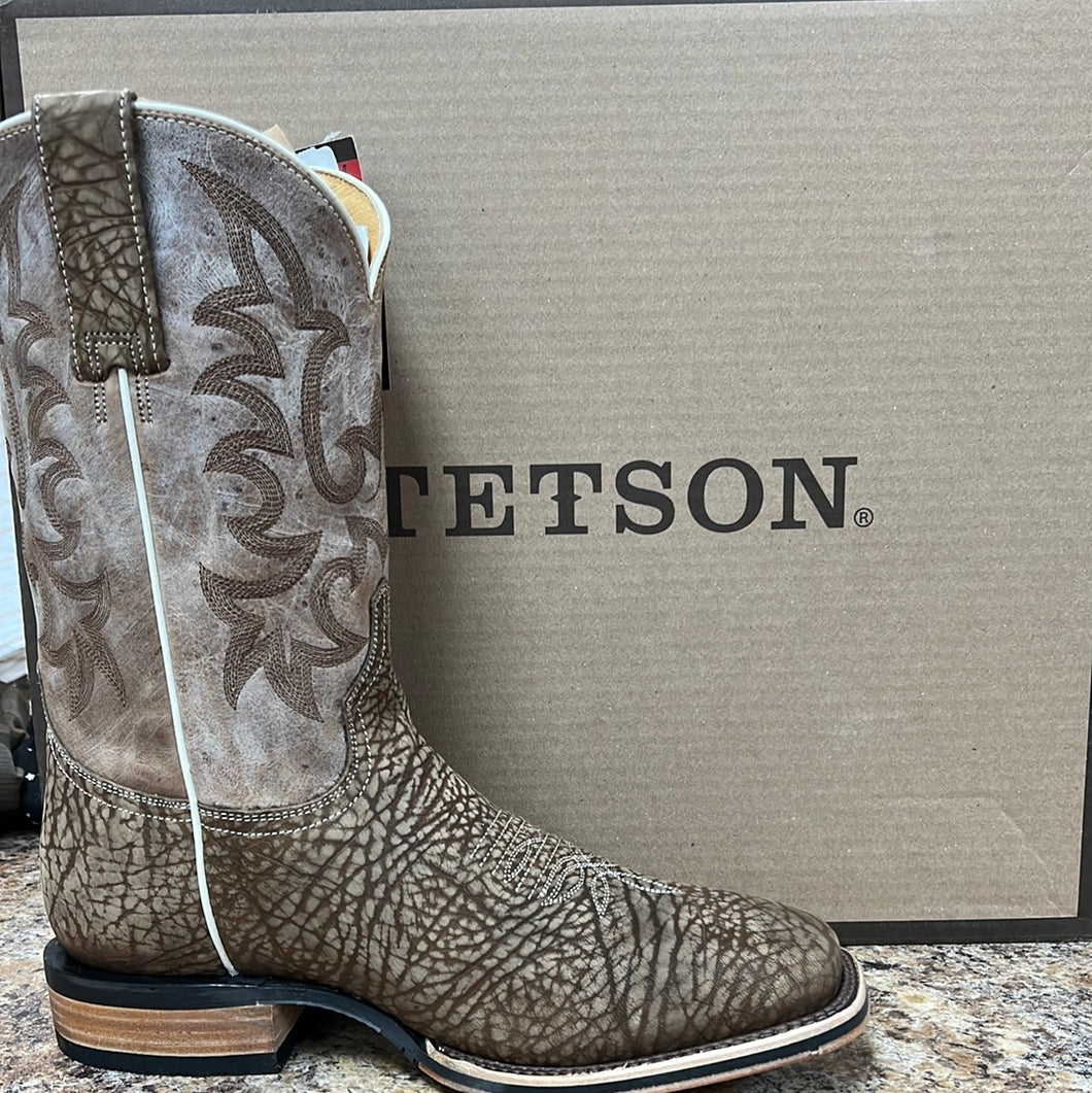 Men’s Stetson Sanded Bullhide Vamp Boots