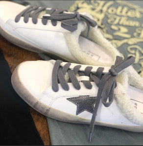 Gray Star Slip-On Sneaker