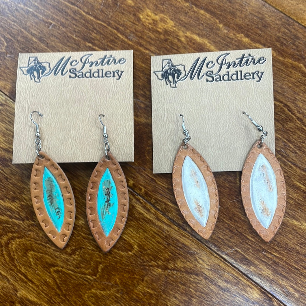 Oval Natural Earring