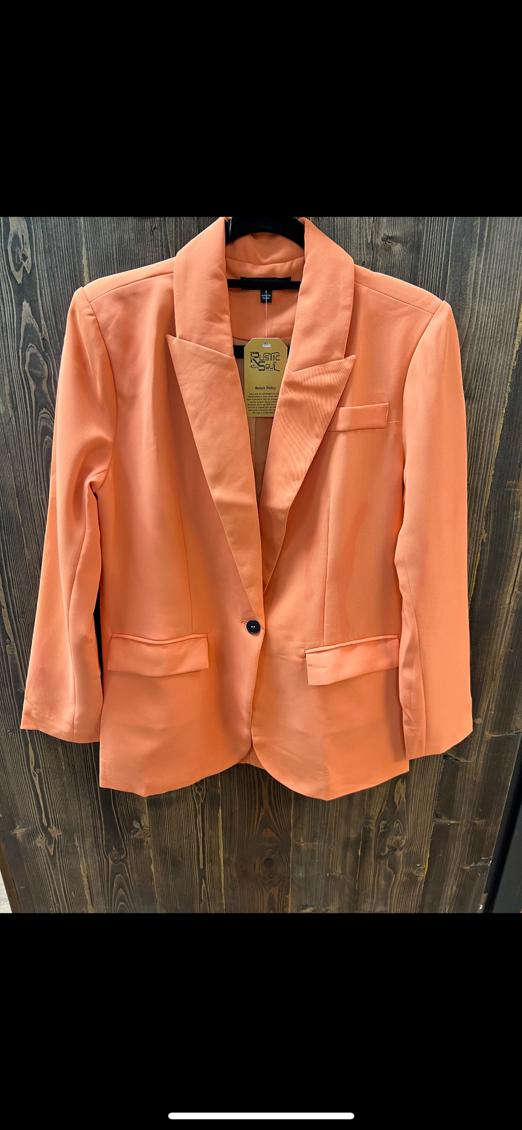 Orange Women’s Blazer