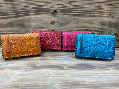 Floral Short Bifold Coin Purse/Wallet