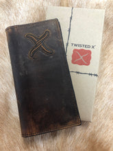 Load image into Gallery viewer, Twisted X Brown Leather Rodeo Wallet