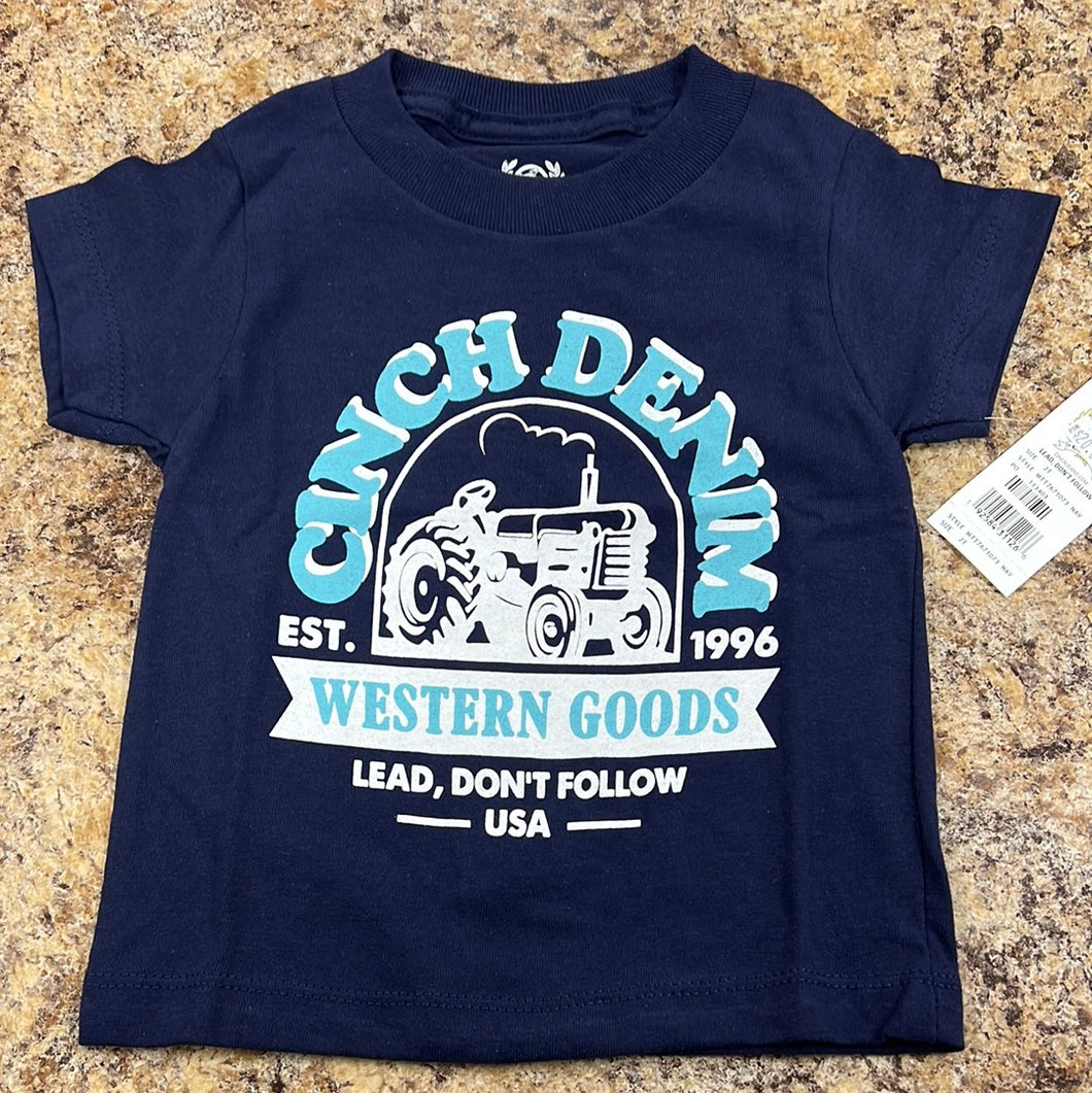 Toddler Boys Navy Cinch Shirt