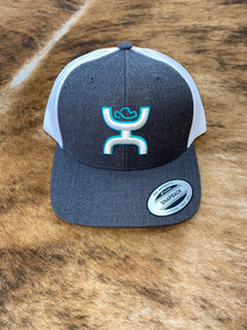 Hooey Sterling Cap - charcoal and blue
