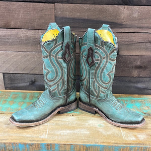 Womens Corral Turquoise Embroidery Boot