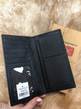 Load image into Gallery viewer, Twisted X Grn/Blk Distressed Rodeo Wallet