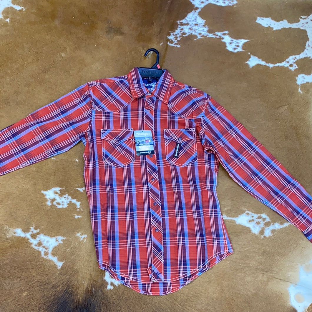 Wrangler Men's 20X Advanced Comfort LS Red