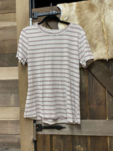 Load image into Gallery viewer, Stripe Ribbed Knit Top