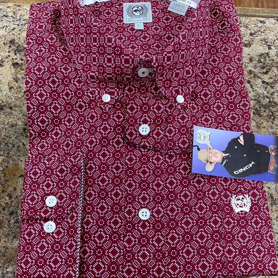 MENS CINCH BUTTON UP