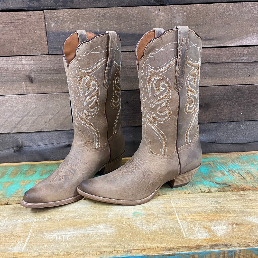 Dan Post All Over Karmel Pointed Toe Boot
