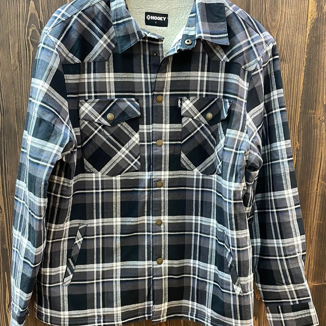 Mens Hooey Flannel Jacket Black