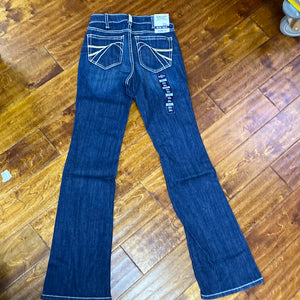 Ariat Womens High Rise Boot Cut Jeans.