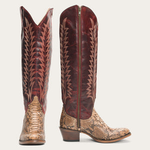 Stetson Women’s Red Ruby Python Boot