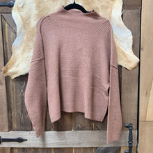 Load image into Gallery viewer, Cropped Turtle Neck Knit Sweater
