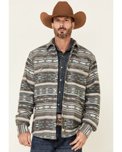 Load image into Gallery viewer, Wrangler Men's Retro Turquoise and Black Flannel